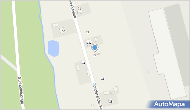 Gościeradów-Folwark, Gościeradów-Folwark, 27, mapa Gościeradów-Folwark
