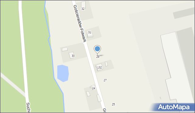 Gościeradów-Folwark, Gościeradów-Folwark, 29, mapa Gościeradów-Folwark