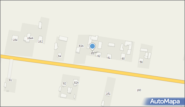 Gościeradów-Folwark, Gościeradów-Folwark, 63, mapa Gościeradów-Folwark