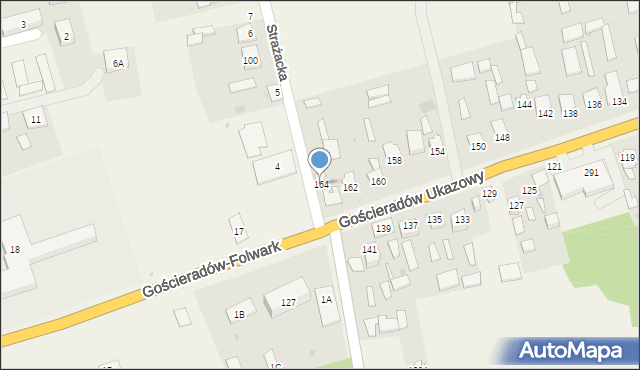 Gościeradów Ukazowy, Gościeradów Ukazowy, 164, mapa Gościeradów Ukazowy