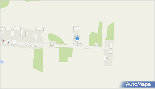 Gościewicz, Gościewicz, 9, mapa Gościewicz