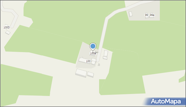 Gościm, Gościm, 100a, mapa Gościm