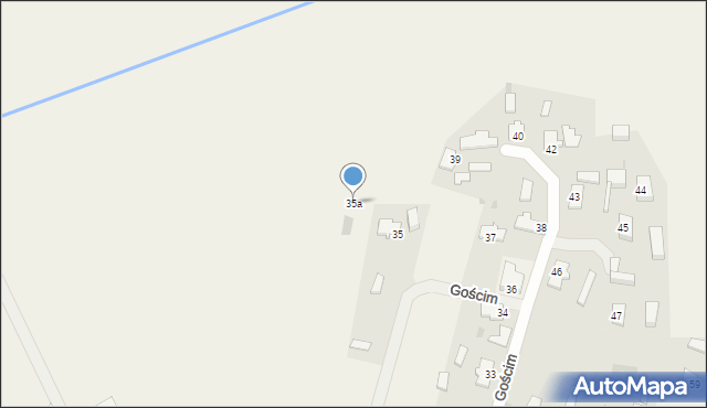 Gościm, Gościm, 35a, mapa Gościm