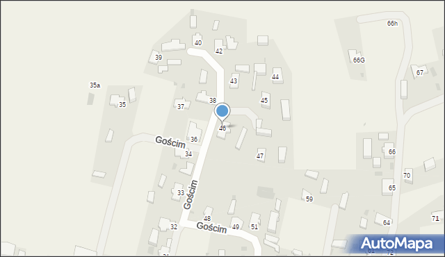 Gościm, Gościm, 46, mapa Gościm