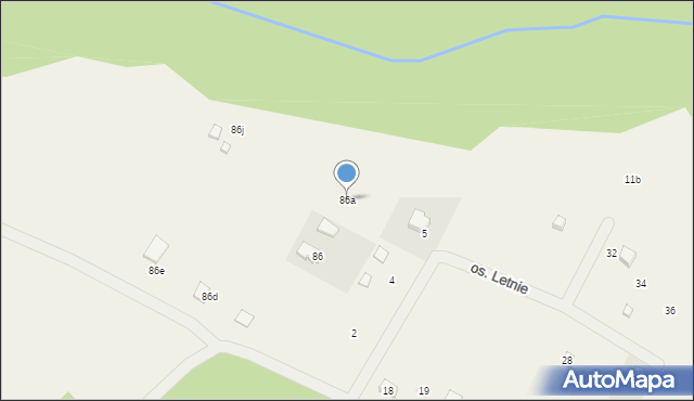 Gościm, Gościm, 86a, mapa Gościm