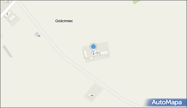 Gościmiec, Gościmiec, 4, mapa Gościmiec