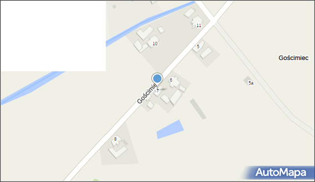 Gościmiec, Gościmiec, 7, mapa Gościmiec