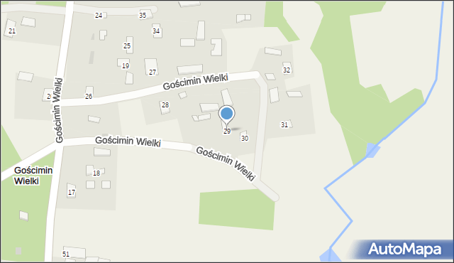 Gościmin Wielki, Gościmin Wielki, 29, mapa Gościmin Wielki