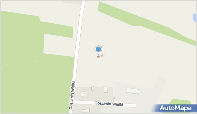 Gościmin Wielki, Gościmin Wielki, 37b, mapa Gościmin Wielki