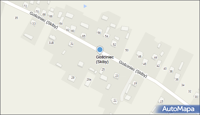 Gościniec (Skiby), Gościniec (Skiby), 27, mapa Gościniec (Skiby)