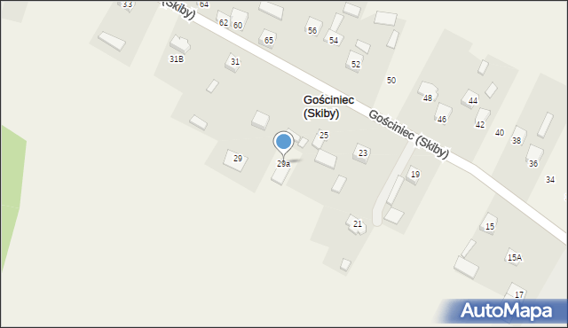 Gościniec (Skiby), Gościniec (Skiby), 29a, mapa Gościniec (Skiby)