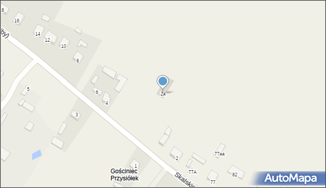 Gościniec (Skiby), Gościniec (Skiby), 2a, mapa Gościniec (Skiby)