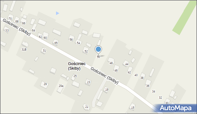 Gościniec (Skiby), Gościniec (Skiby), 50, mapa Gościniec (Skiby)
