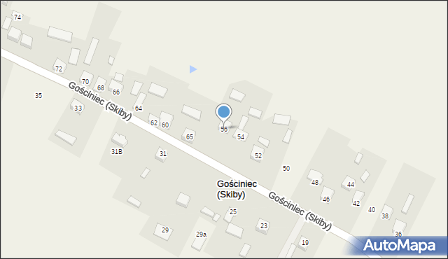 Gościniec (Skiby), Gościniec (Skiby), 56, mapa Gościniec (Skiby)