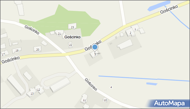 Gościnko, Gościnko, 3, mapa Gościnko