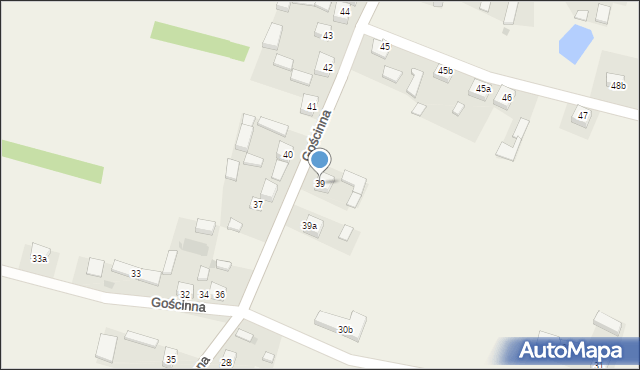 Gościnna, Gościnna, 39, mapa Gościnna
