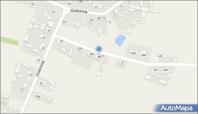 Gościnna, Gościnna, 46, mapa Gościnna