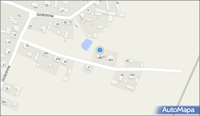 Gościnna, Gościnna, 48b, mapa Gościnna