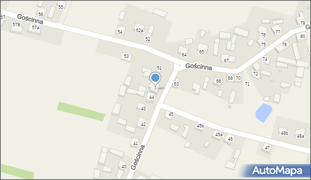 Gościnna, Gościnna, 50, mapa Gościnna