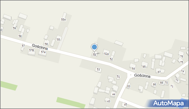 Gościnna, Gościnna, 54, mapa Gościnna