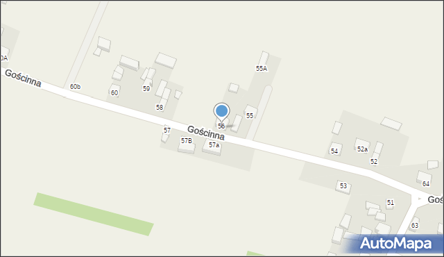 Gościnna, Gościnna, 56, mapa Gościnna