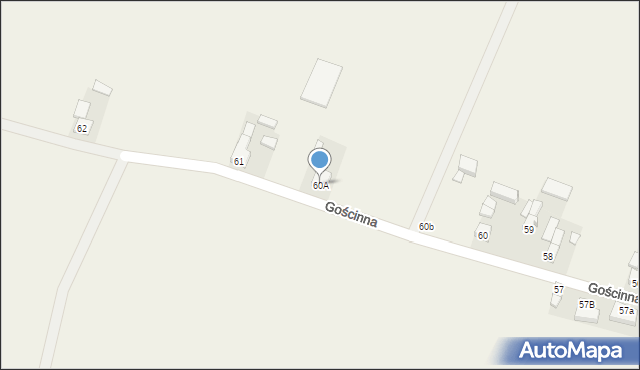 Gościnna, Gościnna, 60A, mapa Gościnna