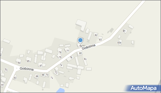 Gościnna, Gościnna, 79, mapa Gościnna