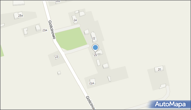 Gościnowo, Gościnowo, 21, mapa Gościnowo