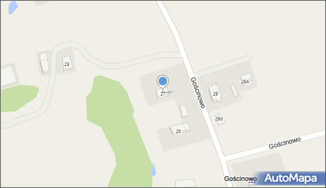 Gościnowo, Gościnowo, 27, mapa Gościnowo