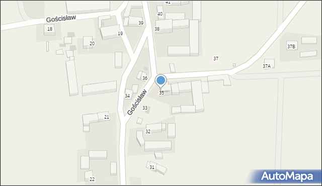 Gościsław, Gościsław, 35, mapa Gościsław