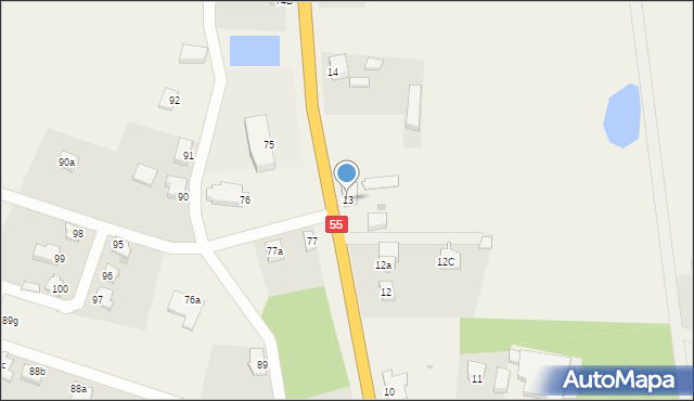 Gościszewo, Gościszewo, 13, mapa Gościszewo