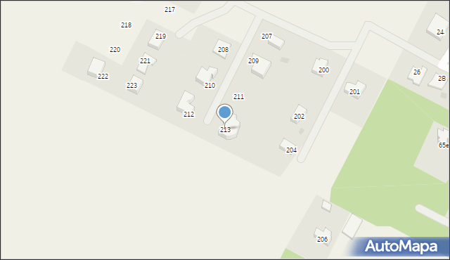 Gościszewo, Gościszewo, 213, mapa Gościszewo