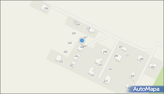 Gościszewo, Gościszewo, 219, mapa Gościszewo