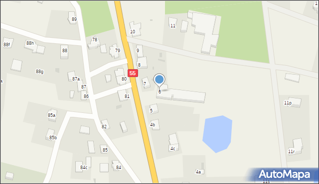 Gościszewo, Gościszewo, 6, mapa Gościszewo