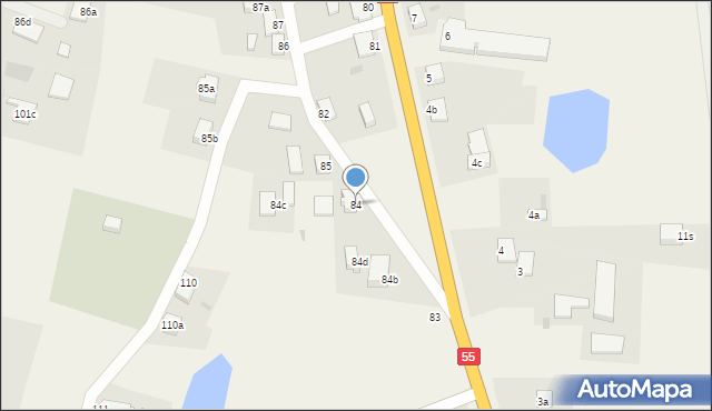 Gościszewo, Gościszewo, 84, mapa Gościszewo