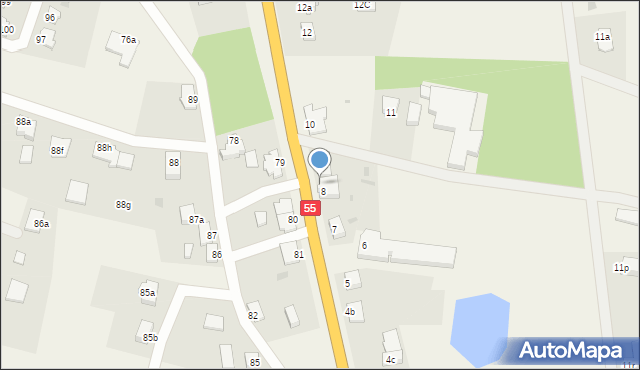 Gościszewo, Gościszewo, 8a, mapa Gościszewo