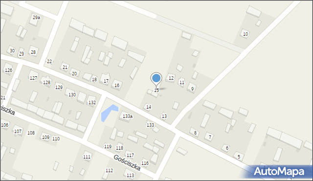 Gościszka, Gościszka, 15, mapa Gościszka