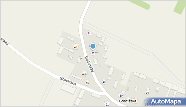 Gościszka, Gościszka, 42, mapa Gościszka