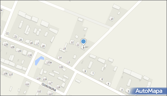 Gościszka, Gościszka, 9, mapa Gościszka
