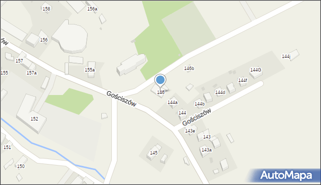 Gościszów, Gościszów, 146, mapa Gościszów