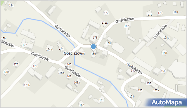 Gościszów, Gościszów, 166, mapa Gościszów