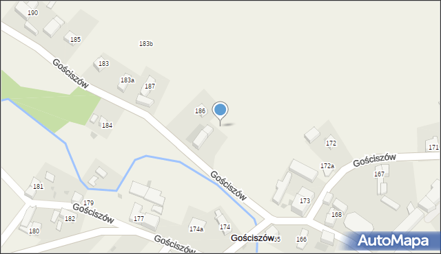 Gościszów, Gościszów, 186a, mapa Gościszów