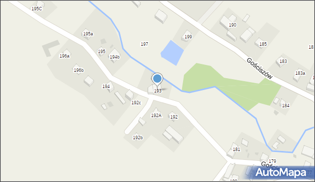 Gościszów, Gościszów, 193, mapa Gościszów