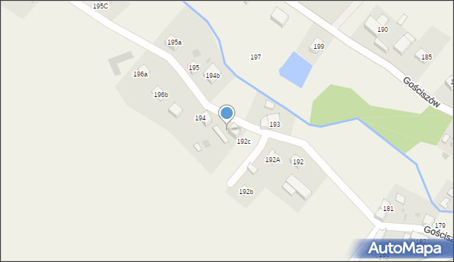 Gościszów, Gościszów, 194a, mapa Gościszów