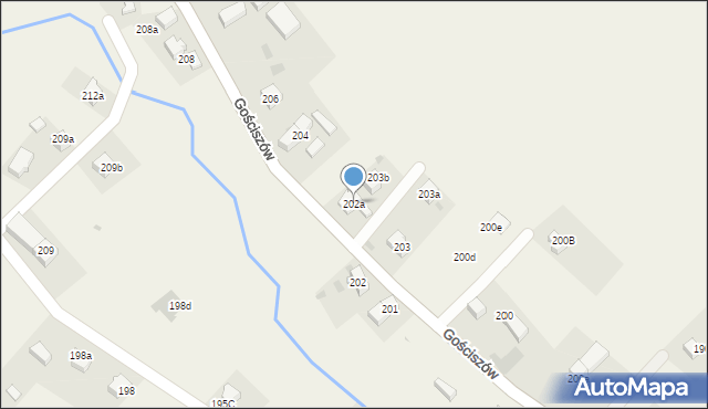 Gościszów, Gościszów, 202a, mapa Gościszów