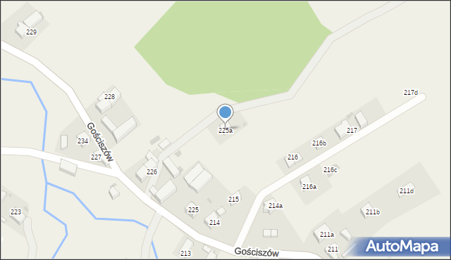 Gościszów, Gościszów, 225a, mapa Gościszów