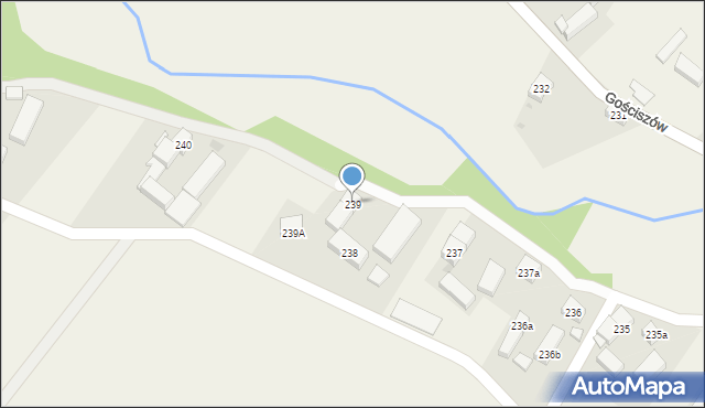 Gościszów, Gościszów, 239, mapa Gościszów