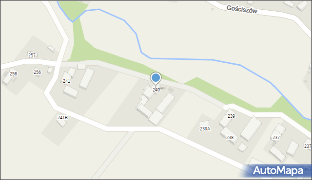 Gościszów, Gościszów, 240, mapa Gościszów