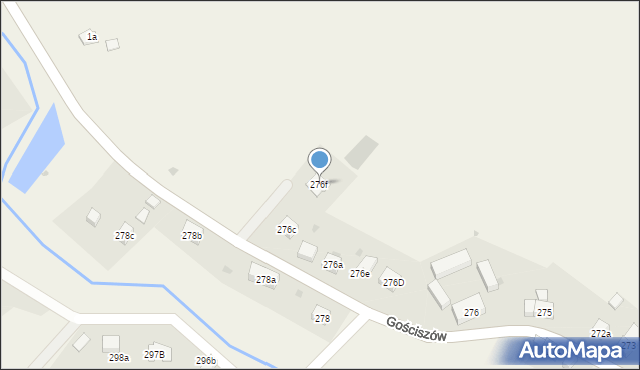 Gościszów, Gościszów, 276f, mapa Gościszów