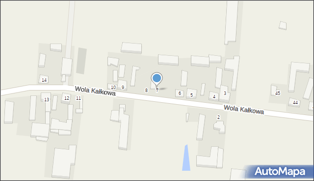 Gosławice, Gosławice, 7, mapa Gosławice